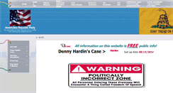 Desktop Screenshot of americansrepublicparty.org
